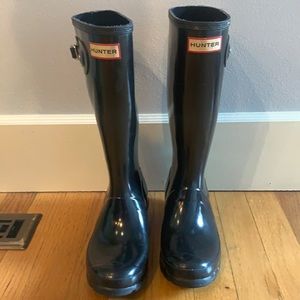 Hunter rain boots- size 5